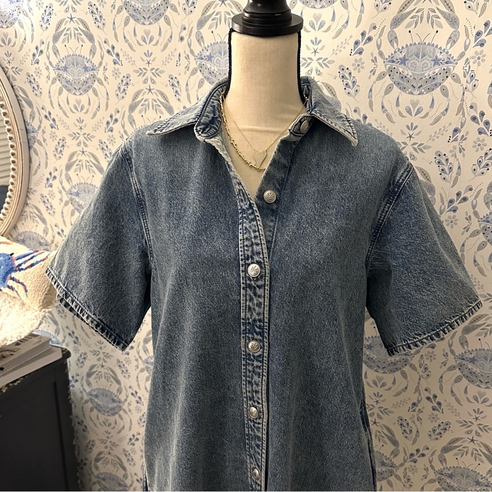 NWT | Rag & Bone - The Carter Denim Dress - Elle Wash - Picture 6 of 15